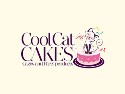 Cool Cat Cakes- Hotel and restaurant best logo design