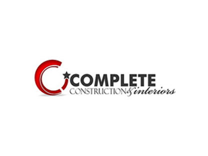 Complete construction and interiors logo design