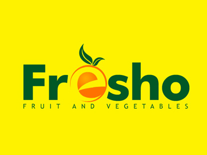 Fresho Fruit And Vegetable- Hotel and restaurant food best logo design