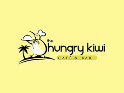 Hungry-kiwi- Hotel and restaurant best logo design