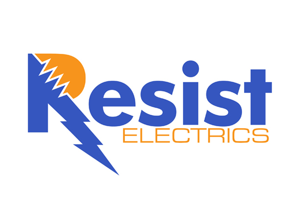 Resist Electrical Logo Design